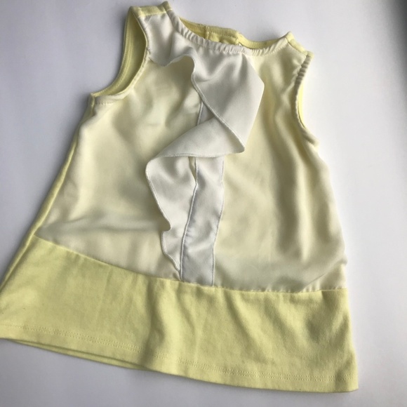 18Month Top, Yellow Girl's Dress Top, Toddler Tank - Picture 2 of 6